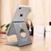 Lamicall Cell Phone Stand, Desk Phone Holder Cradle, Compatible with Phone 12 Mini 11 Pro Xs Max XR X 8 7 6 Plus SE, All Smartphones Charging Dock, Office Desktop Accessories - Silver